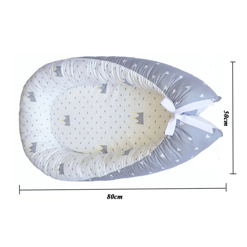 Berço do Bebê Cama de Viagem para Crianças de Algodão Centímetros Portátil Removível Ninho Cama Berço Infantil Lavável 80*50 2 High Quality Mamãe e Bebê