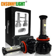 CNSUNNYLIGHT 10000LM Super Bright Car LED Headlight Kit H7 H11/H8/H9 9005/HB3 9006/HB4 9012 Replace Bulb w/ Anti-Dazzle Beam
