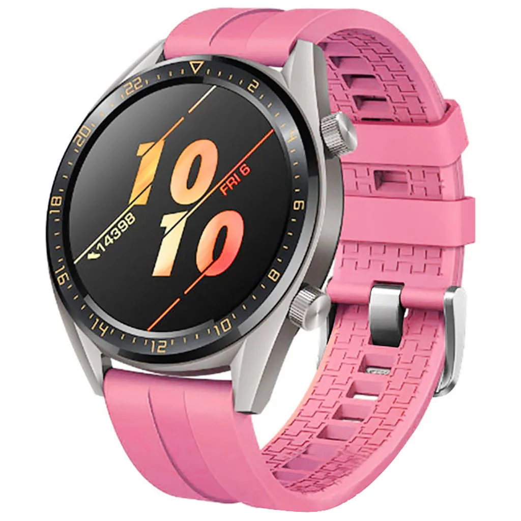 Силиконовый ремешок для наручных часов Huawei Smart Watch GT Active 46 мм Honor Magic|Ремешки часов|