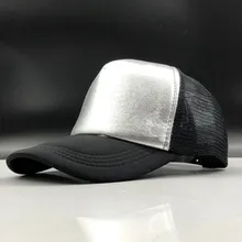Простая Мужская бейсболка женский рюкзак летние сетчатые Шляпы Повседневная Спортивная блестящая Кепка s Прямая шапка для мальчиков и девочек