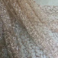 Сетевая ткань с блестками, вышивка, кружевная ткань, свадебное платье, фатиновая юбка, материал ткани для лоскутного шитья, kumas telas por metros