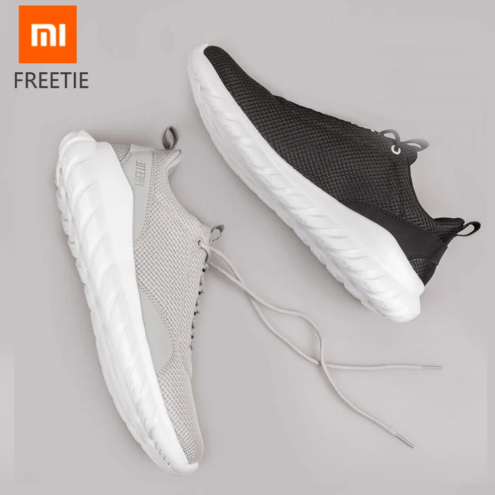 

Original xiaomi FREETIE Sport Shoes Breathable Lightweight Ventilate Elastic Knitting Shoes Refreshing City Running Sneaker shoe