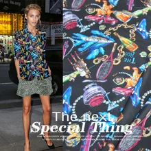 9 момме ширина 110 см печатные шелковые ткани хаботай