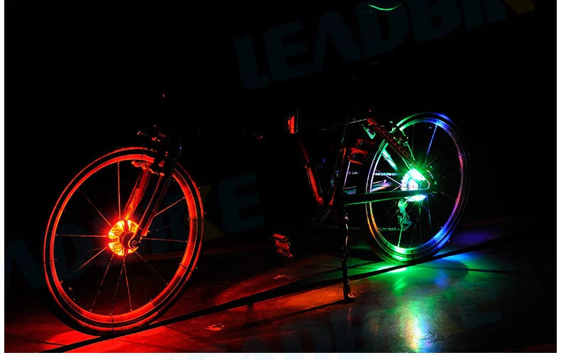 Sale Bicycle Wheel Light  Hubs Spoke MTB Bike Night Cycling Waterproof Front Tail Warning LED Lamp A108 5