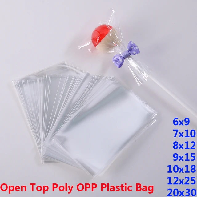Clear Opp Poly Plastic Baggie Wedding Birthday Party Bag For Candy Clear Opp Poly Plastic Baggie Wedding Birthday Party Bag For Candy Lollipops Cookie Packaging Bags Diy