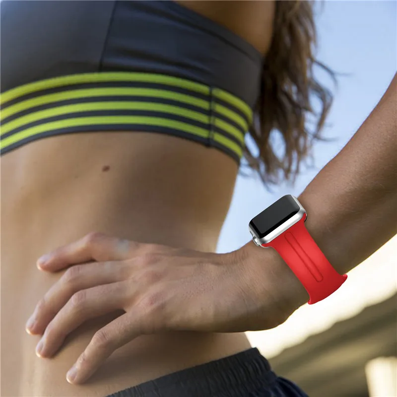 

Jakcom Soft Silicone Replacement Sport Band For Apple Watch Series 1/2/3 42mm 38mm Wrist Bracelet Strap For iWatch Sportsbands