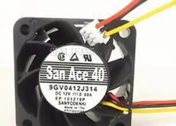 

9GV0412J314 Server Square Fan DC 12V 0.60A 40x40x28mm 3-wire