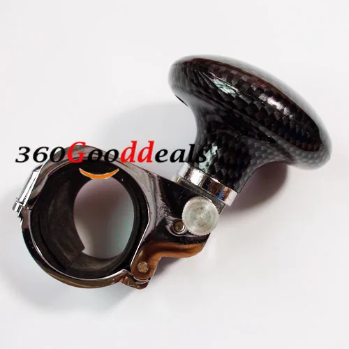 Black Silver Car Steering Wheel Suicide Spinner Knob Clamp suicide