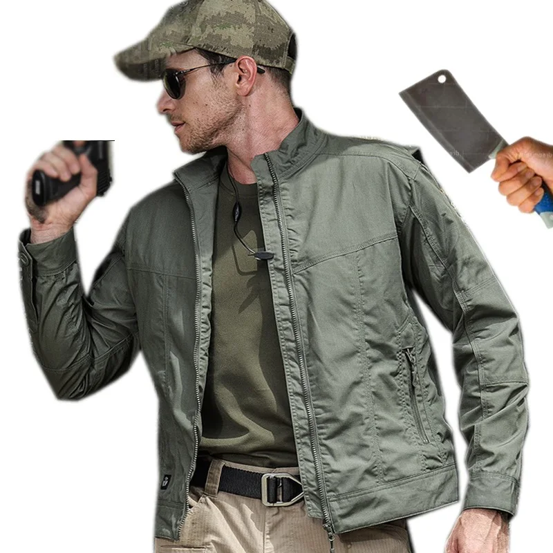 New Self Defense Security Anti-cut Anti-stab Men Jacket Bodyguard Special Force Stealth Defense Tactic Personal Body Protection