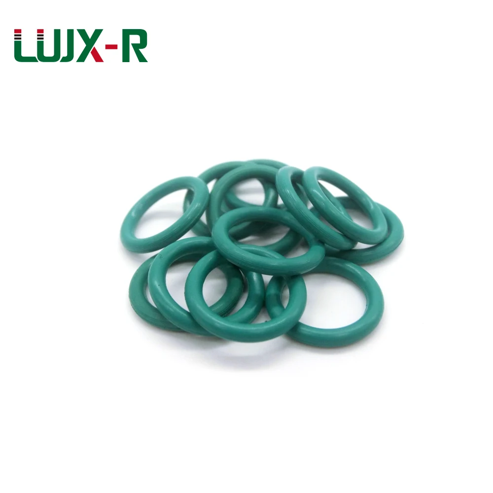 

LUJX-R 10pcs 1.5mm Thickness O-ring Sealing Ring Green FKM Washer OD40/41/42/43/45/46/48/50/53-65 O Ring Seal Oil Proof Gasket