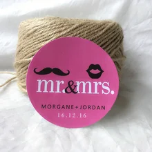 Пользовательские Свадебные Стикеры, Mr.& Mrs. усы и Средства ухода за губами. Персонализированные Свадебные Наклейки, этикетки или метки, настроены имя и дата