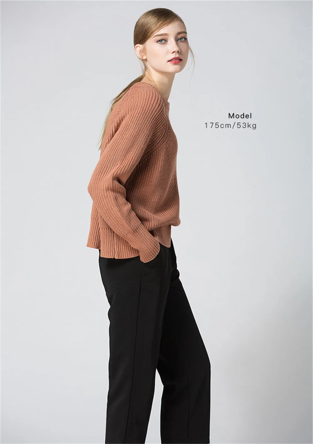 All Occasion Match Women Pullover Sweater Women Sweater Fashion Long Sleeve O-neck Twist Knitted Christmas Sweaters (13)