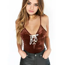 Shermie V Neck Backless Sexy Bodysuit Velvet Ladies Bodycon Women Jumpsuit Skinny Elegant Playsuit Fitness Rompers overalls