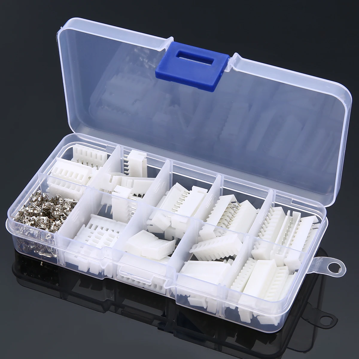 25 Set JST-XH 2.54mm Terminal Housing PCB Header Wire Connectors 6/7/8/9/10 Pins AWG#24-#32