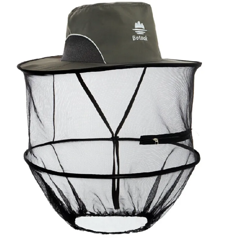 Image Outdoor Quick Drying Fishing Hats with Mosquito net waterproof Anti UV Mosquito Sun Cap sun hat for fishing cap