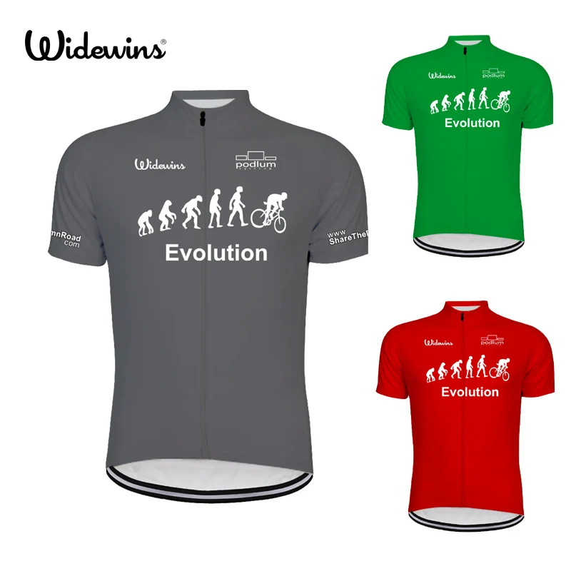 Widewins EVOLUTION pro team custom Мужская летняя одежда для езды на велосипеде Джерси 3 цвета короткий рукав велосипедная одежда для езды на мотоцикле 8011