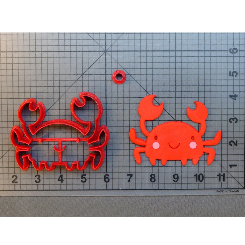 

Cute Narwhal Cookie Cutter Custom Made 3D Printed Seahorse Crab Fondant Cutter Turtle Shell Cookie Mold Cake Decoration Tools