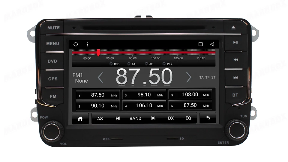 Sale MARUBOX 2 Din Android 7.1 2GB RAM For Volkswagen Polo 5 Passat VW Golf 6 Skoda Touran Jetta Caddy DVD GPS Car Multimedia Player 7