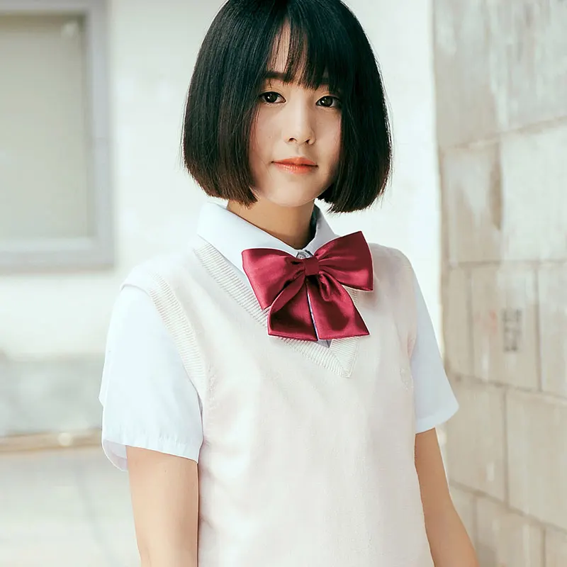 

( 9 PCS / LOT ) Japanese sailor school uniform Pure color Bow Tie( 9 color Whole sale)