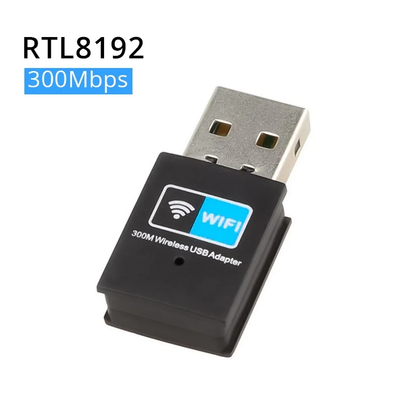 Беспроводной USB WiFi адаптер 300 Мбит/с wi fi антенна ПК сетевая карта высокоскоростной