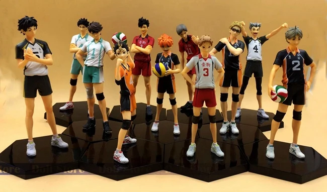 14-17 см оригинальная Высококачественная фигурка японского Аниме haikyuu, детские игрушки для девочек