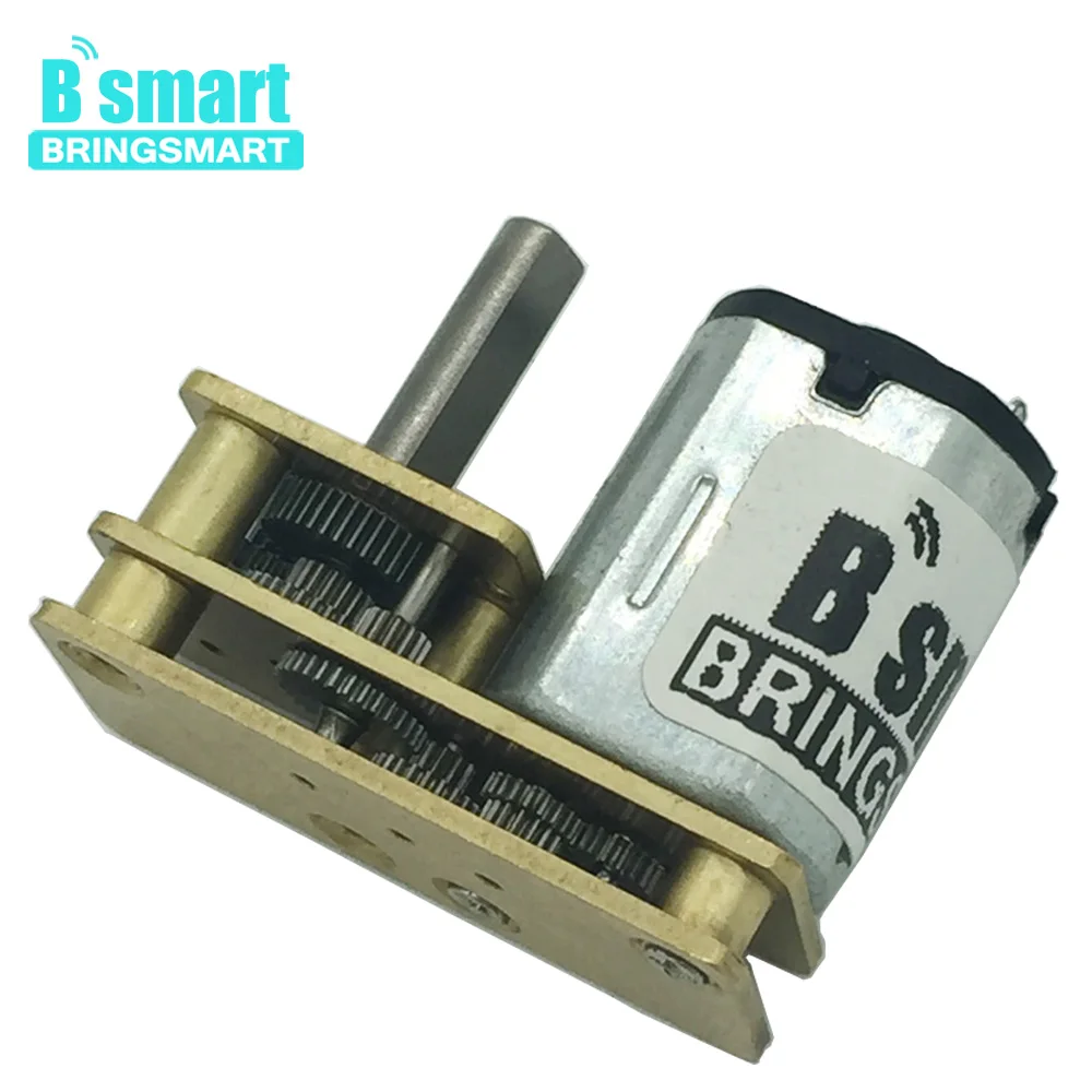 

Bringsmart JGA1024-N20 12V DC Motor with Reversed geared Motor 3V Micro Gearmotor 6V for Toy Models DIY Robot