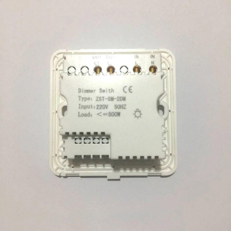 Новый 6 канальный диммер 110 V 250 адрельная панель Роскошный белый кристалл