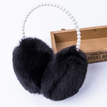 Free shipping!! Fashion Rabbit Fur Earmuffs Ear Muffs Ear Warmers Earmuffs Winter Outdoor Women Christmas Gifts Multicolor