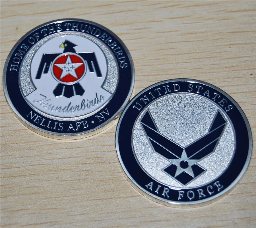 NEW USAF Nellis Air Force Base, NV Thunderbirds Challenge Coin (4)