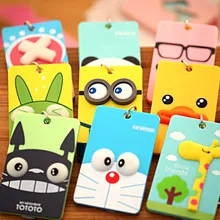 Держатели карт ПВХ& Note ID держатель кредитной карты мультфильм панда Дораэмон хранения Канцтовары офисный школьный Детские открытки S19052