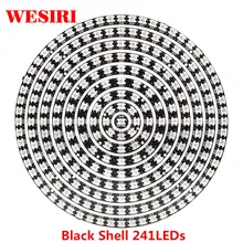 Wesiri WS2812B DIY светодиодный кольцо 1, 8, 12 лет, 16 24 32 40 48 60 93 241 биты светодиодный s WS2812B SK6812 5050 встроенный RGB адресуемых DC5V СВЕТОДИОДНЫЙ Кольцо