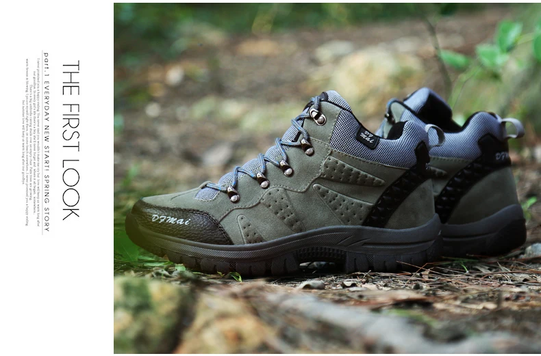 YRRFUOT/Мужская Уличная походная обувь, походная тактическая обувь, высокое качество, на толстой подошве, водонепроницаемые кроссовки, тренд размера плюс 36-48