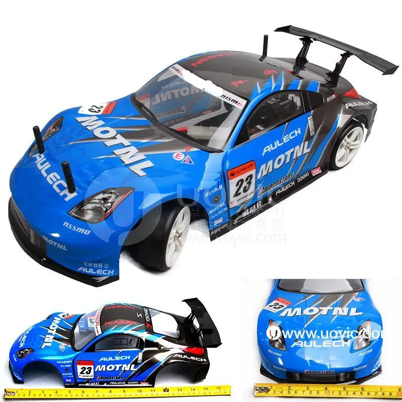 

YUKALA S012 1/10 1:10 PVC painted body shell for 1/10 RC hobby racing car red+blue 2pcs/lot free shipping