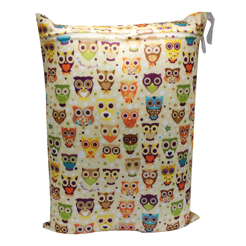 

Hot Selling Diaper Wet Bag Waterproof PUL Cloth Nappy Bag Reusable Wasehable Diaper Bag