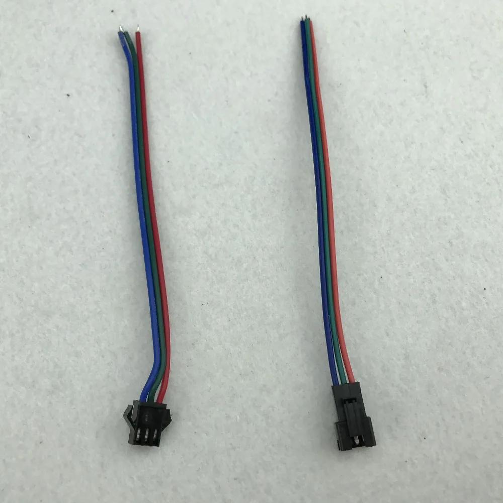 

3PIN JST plug and socket,with 15cm long wire each,20AWG wire;red/gren/blue