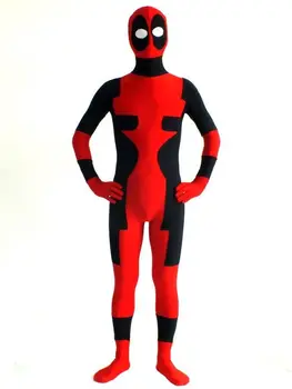 

red and black deadpool costume Halloween costume