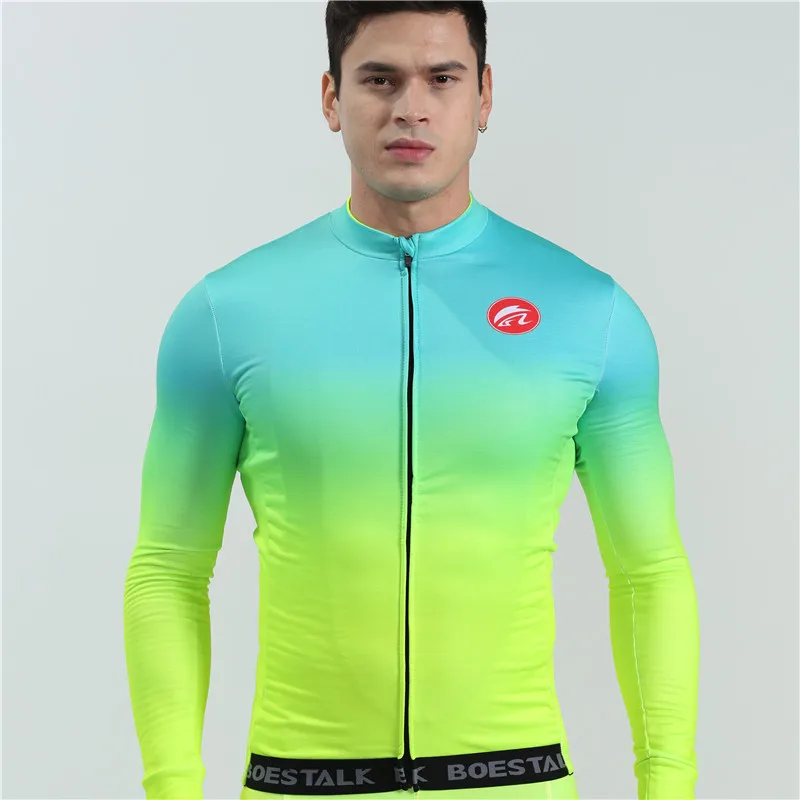 2019 men bike clothing winter fleece long sleeve fluorescent cycling jersey high quality comfortable Triathlon tights custom 2019 men bike clothing winter fleece long sleeve fluorescent cycling jersey high quality comfortable Triathlon tights custom