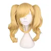 QQXCAIW Long Wavy Cosplay Mixed Blonde Wig With 2 Ponytails Synthetic Hair Wigs ► Photo 1/3