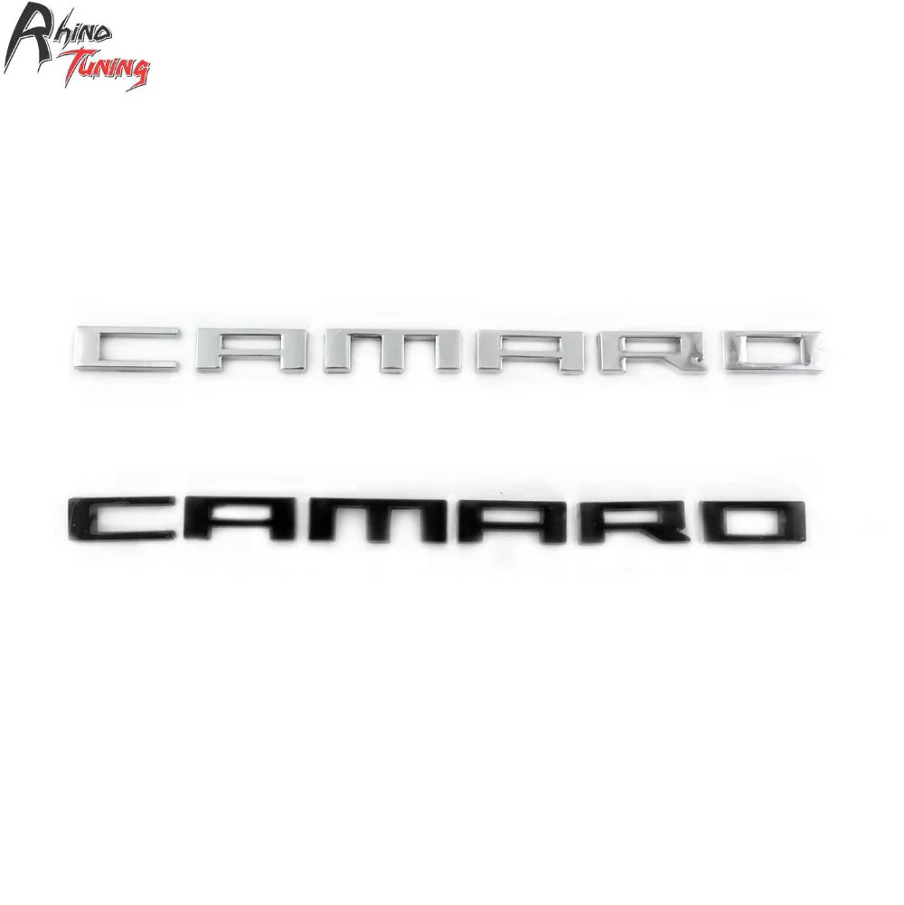

Rhino Tuning Car Side Wing Emblem Nameplate Letters Insignia Fifth Generation Badge Auto Styling Sticker For 2010-2015 Camaro