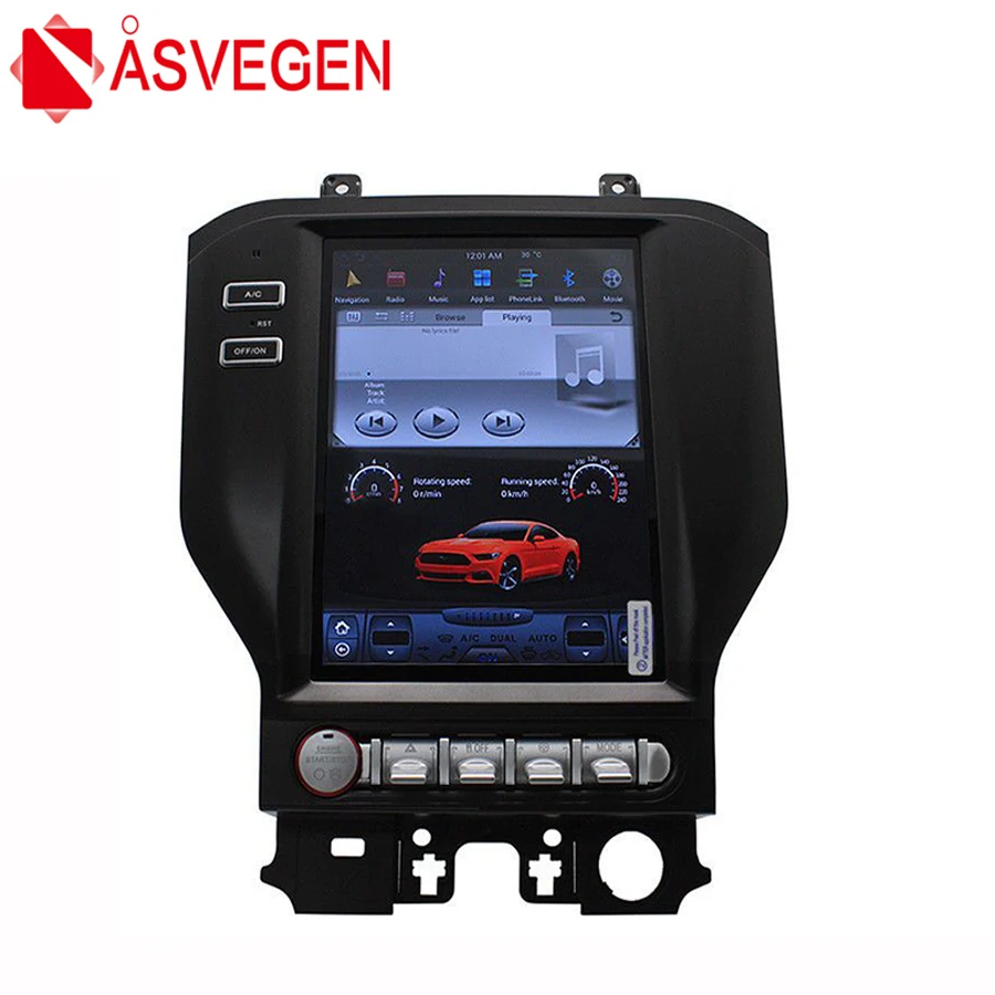 Asvegen 10,4 ''вертикальный экран Android автомобильное радио для Ford Mustang 2015-2017 GPS 4G WIFI BT Dvd стерео Navi мультимедийный плеер