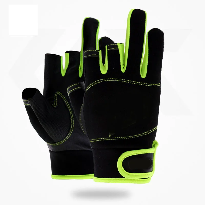 Luvas de Pesca Luvas de Dedos Prova de Água esportes de Alta Qualidade ao ar Livre Respirável 3 Cortados à 3 High Quality Esporte e Lazer
