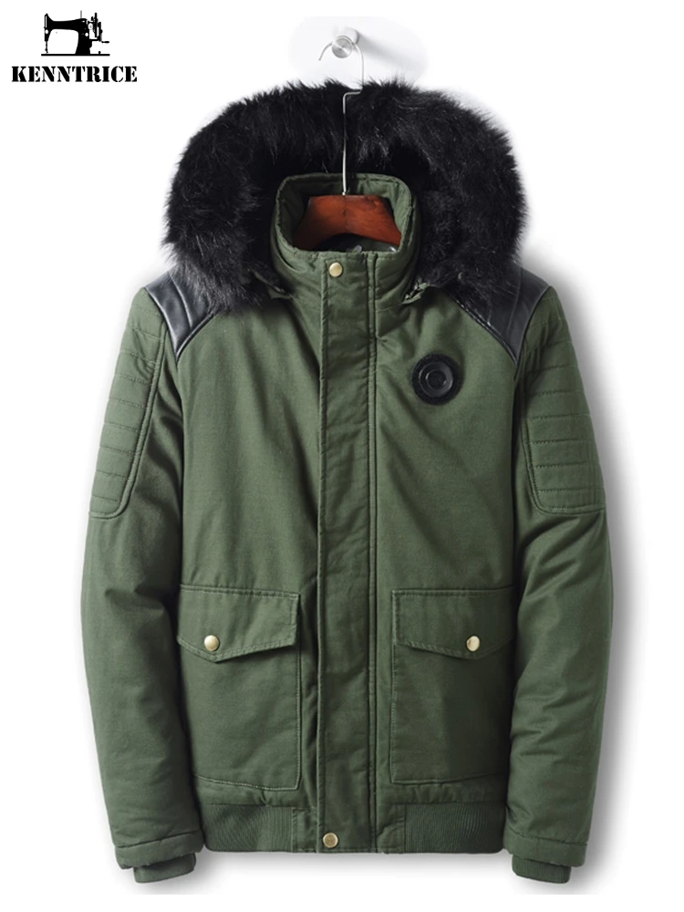 KENNTRICE Mens Winter Jackets And Coats Korean Parka Men