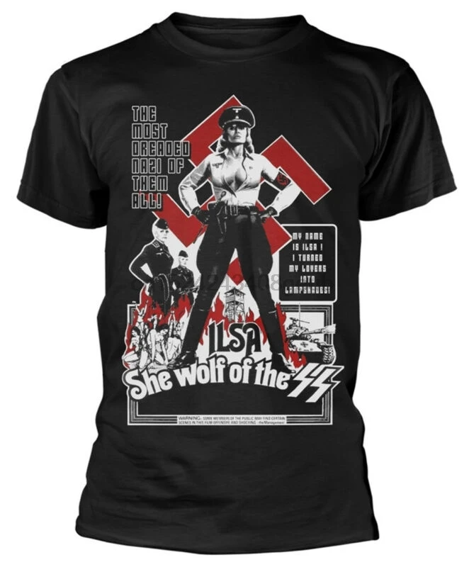 

Plan 9 - Ilsa She Wolf Of The Ss 'Cartel' (Negro) T-Shirt - Nuevo y Oficial