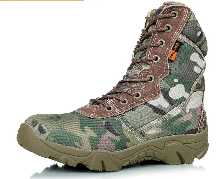 Мультикам обувь Тактическая Военная обувь зеленая зона Лесной камуфляж обувь