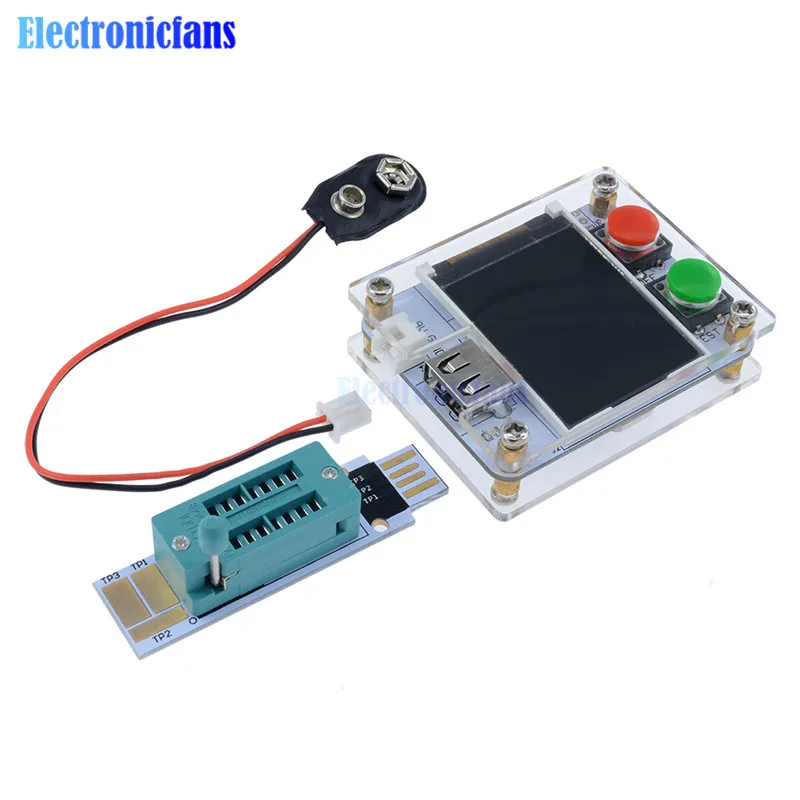 MK 328 MK328 ATmega328p Диод Триод Емкость транзистора тестер 1 8 дюймов ЖК экран 128X160 мини USB