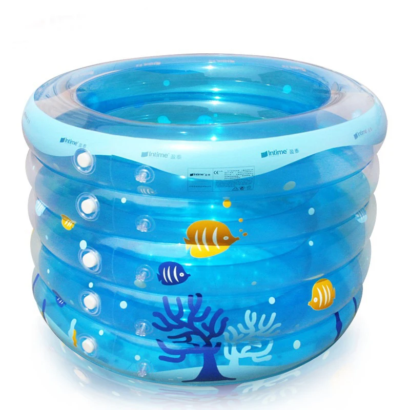 Rodada Inflável Piscinas Infantis Grande Zwembad Intensificação Espessamento Piscina Bebê Infantil Tamanho 106*75 Havuz cm