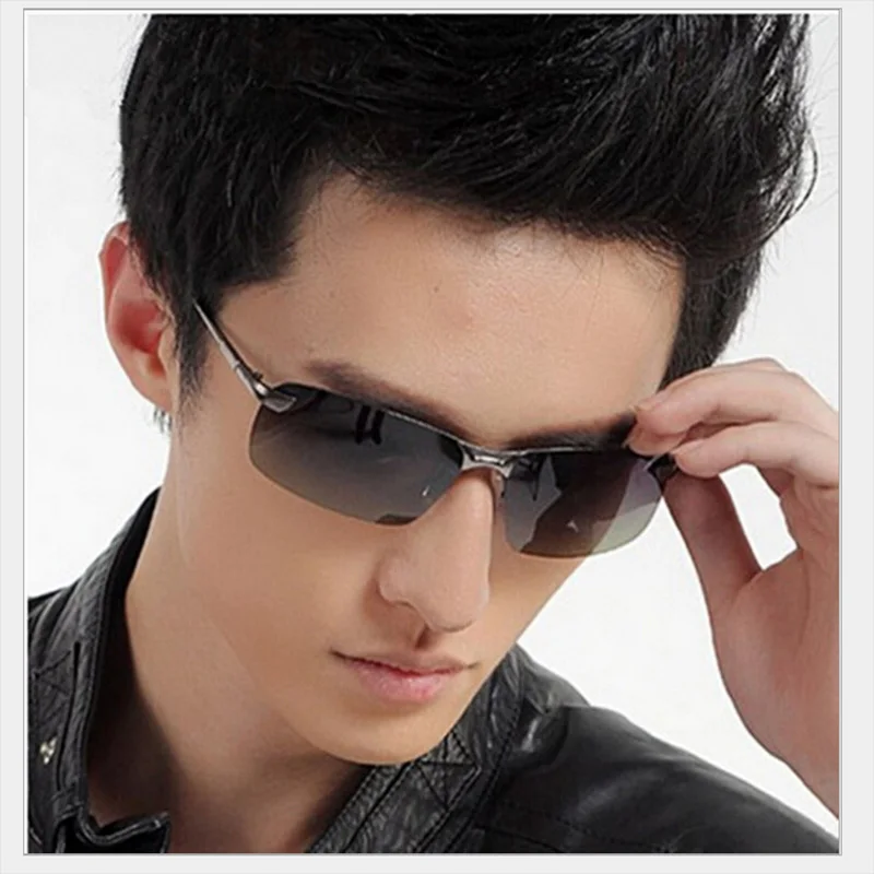 2017 New fashion high quality polarized sunglasses double protective