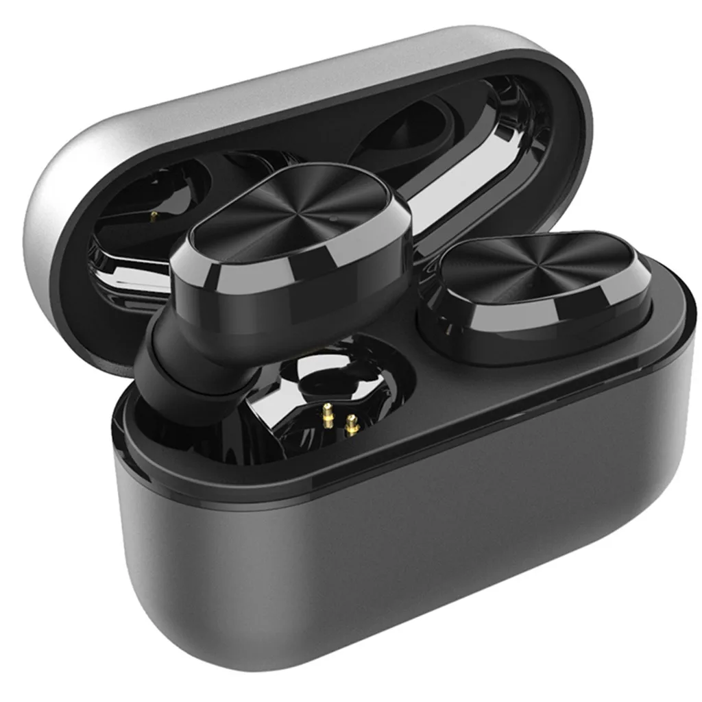 

Mini Twins Bluetooth V5.0 Headset Sports Wireless Earphones 3D Stereo Earbuds Mini in Ear Dual Microphone With Charging box
