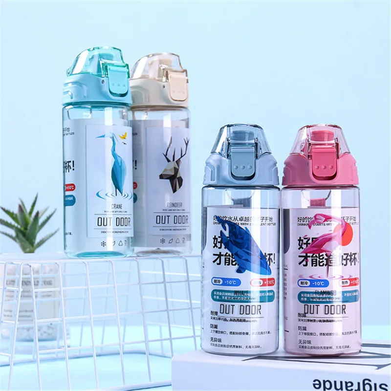

500ml 700 ml Transport Sports Water Bottle Large Capacity Lightweight Camping Water Bottle Portable Summer Climbing Bottle Cup