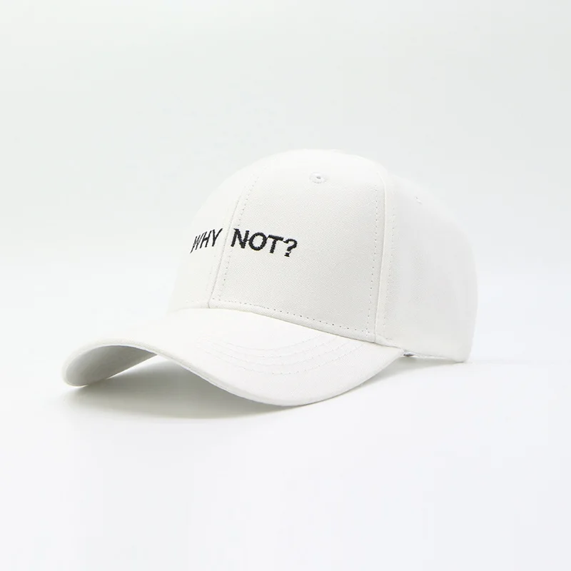 Бейсболки с надписью WHY NOT Snapback, Кепка в стиле хип-хоп для мужчин, женщин, Dad Gorras, для мальчиков и девочек, хлопковая черно-белая кепка, кепки